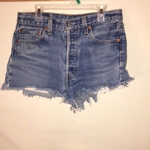 Levi’s high waisted shorts